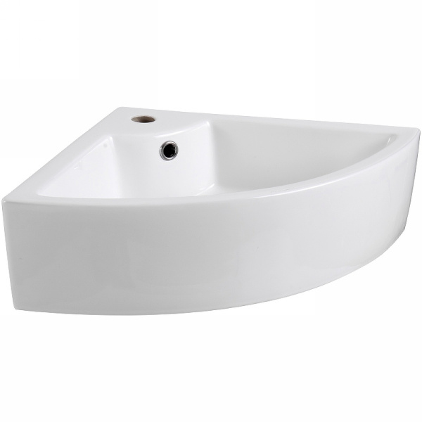 раковина aquatek 47 aq5166b-00 угловая белая