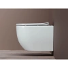 унитаз ceramicanova mia rimless cn1805 подвесной, с сиденьем микролифт, белая