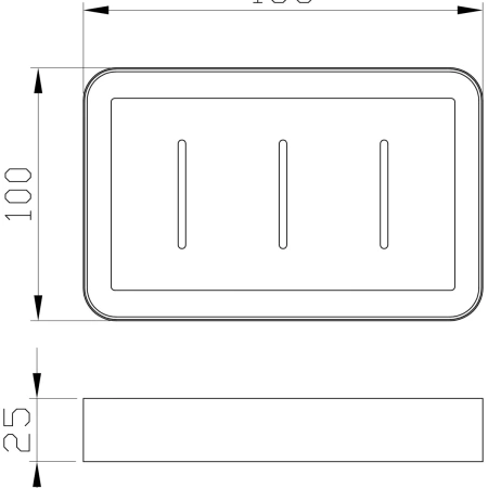 мыльница wonzon & woghand lotte ww-8324-bg брашированное золото