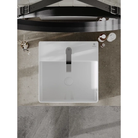 раковина накладная orange 42 b04-405w белая