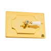кнопка для инсталляции декоративная migliore ottone classic expert ml.plc-27.053.do без ручки, цвет золото