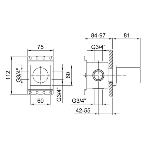 внутренняя часть fantini 19 00 d291a запорного вентиля