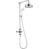 Душевая система Wonzon & Woghand Retro WW-B3041-CR 228 мм, со смесителем, хром