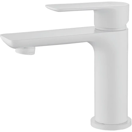 Смеситель для раковины Abber Weiss Insel AF8010FW белый матовый