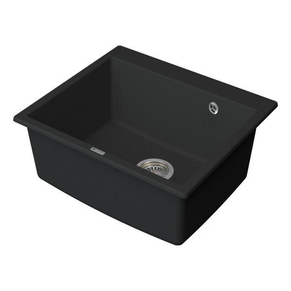 мойка кухонная point бинга 60 pn3003b, черный