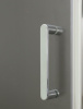 душевой уголок belbagno uno 100×80 uno-195-ah-1-100/80-p-cr профиль хром, стекло рифленое