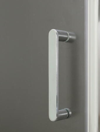 душевой уголок belbagno uno 100×80 uno-195-ah-1-100/80-p-cr профиль хром, стекло рифленое