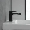 смеситель villeroy & boch architectura square tvb125001000k5 для биде, с донным клапаном, черный матовый