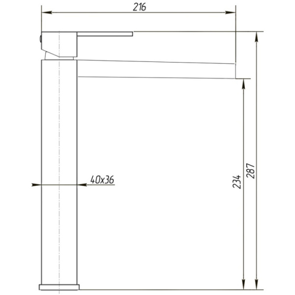 смеситель для раковины migliore kvant 18782 цвет хром