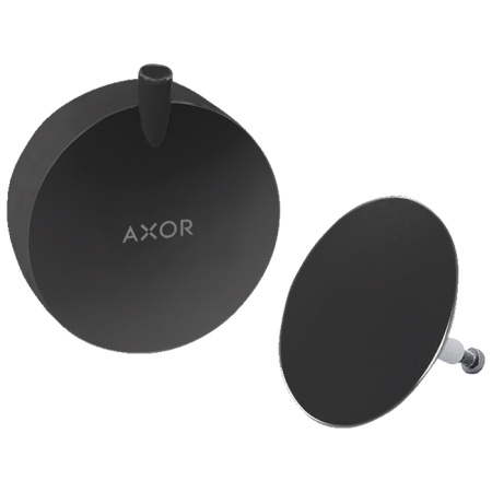 Внешняя часть набора налив-перелив Axor 58312670 черная матовая