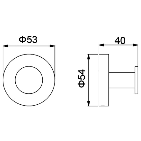 крючок timo saona 13011/00 хром