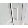 душевая кабина frank f409/1 white без крыши 90х90