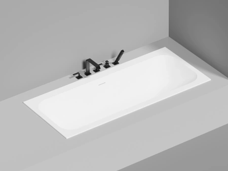 ванна из искусственного камня salini orlanda axis kit 103312g 180х80х60 см s-sense белый матовый