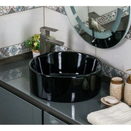 накладная раковина в ванную melana mln-7078ab