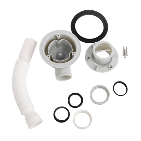 сифон для душевого поддона belbagno bb-01-90 серый