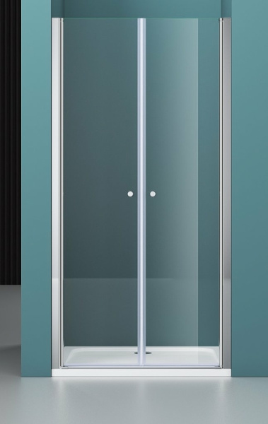 душевая дверь belbagno etna 140 etna-b-2-140-c-cr профиль хром стекло прозрачное