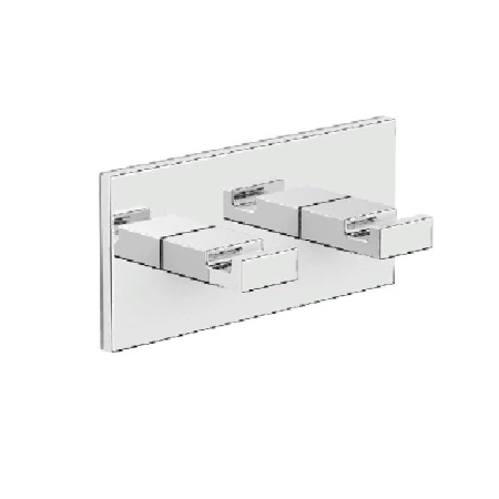 Двойной крючок Langberger Molveno 71132 Хром