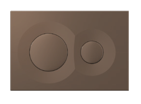 Кнопка для инсталляции ISVEA Dome 54DM0105I цвет коричневый матовый
