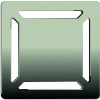 душевой трап berges platz norma 150x150 091159 с решеткой хром