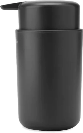 дозатор brabantia renew 280245 для жидкого мыла, темно-серый