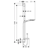 душевой гарнитур hansgrohe raindance select s 26631400