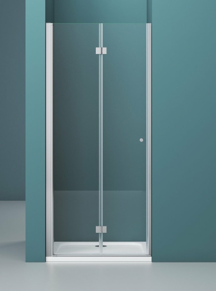 душевая дверь belbagno albano 90 albano-bs-12-90-c-cr профиль хром стекло прозрачное