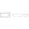 чугунная ванна jacob delafon bliss e6d902-0 (gm) 170x75 см, цвет белый