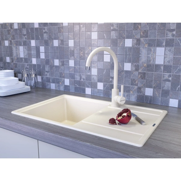 смеситель для кухни paulmark holstein ho212063-328 бежевый