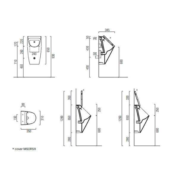 писсуар подвесной gsi community 909811