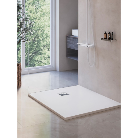 душевой поддон из искусственного камня rgw stt st-0129w 90×120×2,5 белый