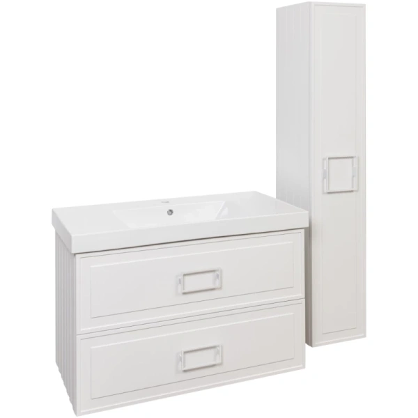 пенал la fenice cubo fnc-05-cub-b-30 подвесной l/r, белый матовый