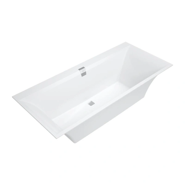 квариловая ванна villeroy&boch squaro edge12 ubq180sqe2dv-rw 180x80 см белый камень