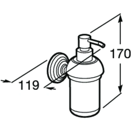дозатор для мыла roca carmen 817006001