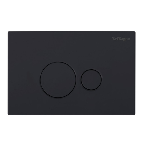 клавиша смыва belbagno bb084nero черная матовая