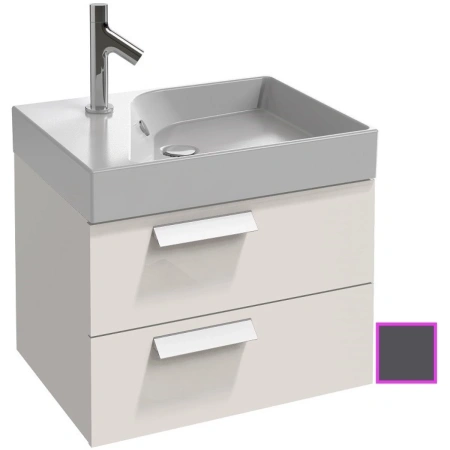 Тумба серый антрацит 59,5 см Jacob Delafon Rythmik EB1301-N14