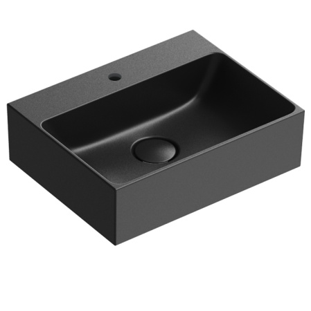 Раковина Catalano Premium 40x32см, с 1 отв., черный матовый