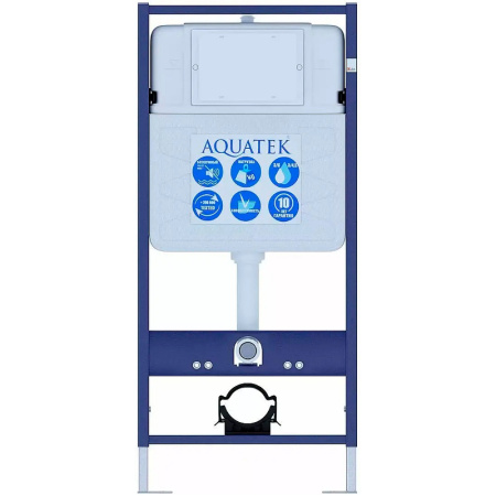 комплект унитаза с инсталляцией aquatek set aquatek вега с сиденьем микролифт