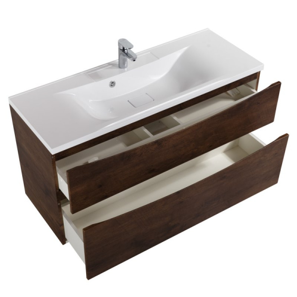 раковина полувстраиваемая belbagno 120 bb1200/450-lv-mr-pr белая