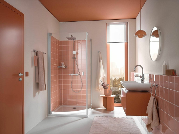 душевая система grohe tempesta cube 26689001 250 мм, с термостатом, хром