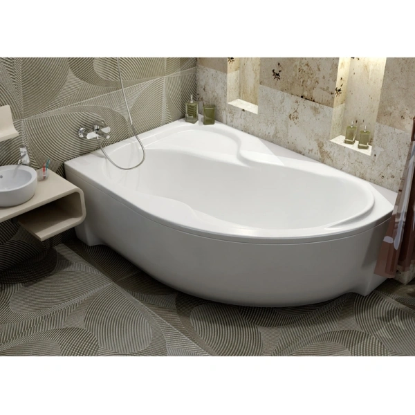 акриловая ванна relisan adara гл000013731 170x100 l белая