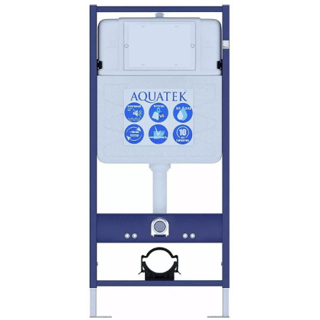 комплект унитаза с инсталляцией aquatek set aquatek вега cmp с сиденьем микролифт