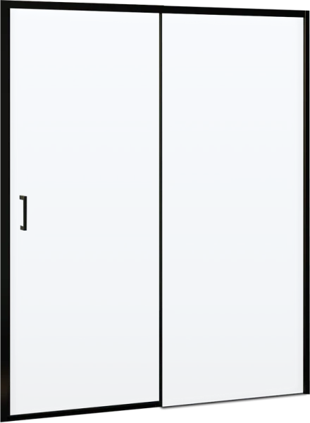 душевая дверь в нишу rgw passage pa-017b 150 см, профиль черный