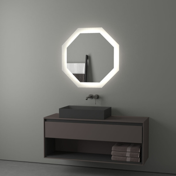 зеркало 80х80 см evoform ledshine by 2505