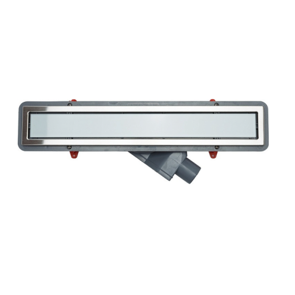 душевой канал 650 мм pestan confluo premium white glass line 13000283