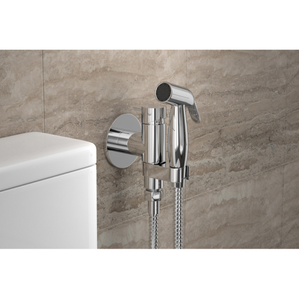 гигиенический душ со смесителем bravat eler d9137cp-rus хром