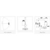 смеситель blanco linus 518814 для кухни, антрацит