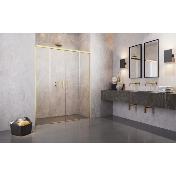 душевая дверь radaway idea gold dwd 160 387126-09-01 прозрачное