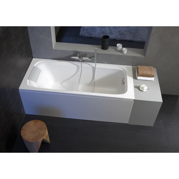 ванна из литьевого мрамора jacob delafon elite e6d363ru-00 180x80 см, белый