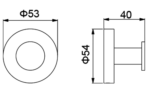 Крючок Timo Saona 13011/03 Черный