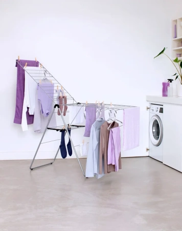 сушилка для белья brabantia hangon 403484 серый металлик